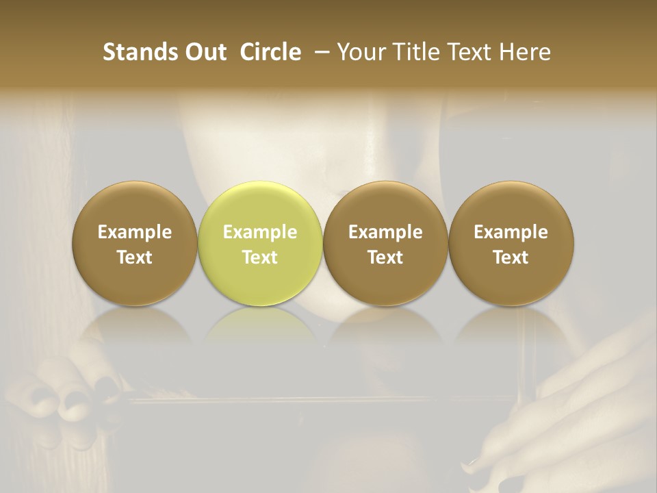 Studio Makeup Portrait PowerPoint Template