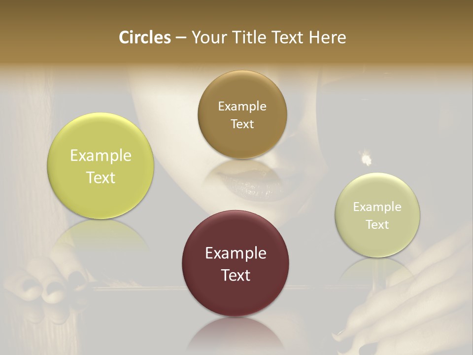 Studio Makeup Portrait PowerPoint Template