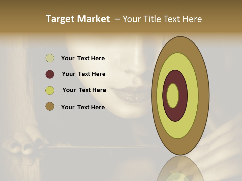 Studio Makeup Portrait PowerPoint Template