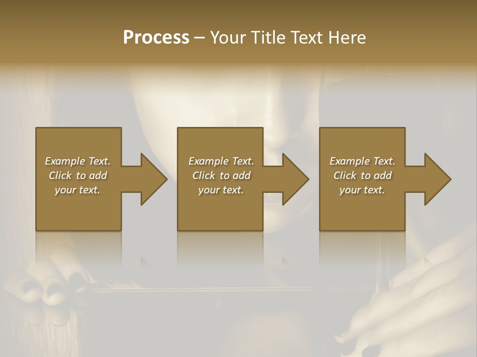 Studio Makeup Portrait PowerPoint Template