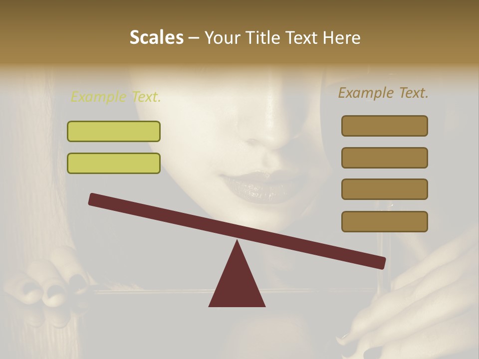 Studio Makeup Portrait PowerPoint Template
