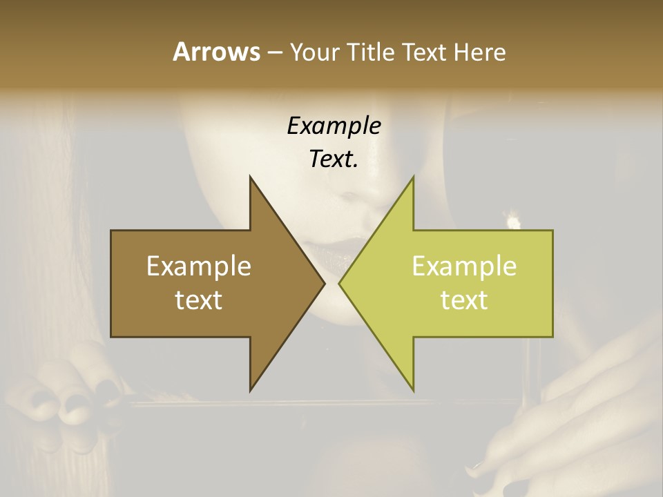 Studio Makeup Portrait PowerPoint Template