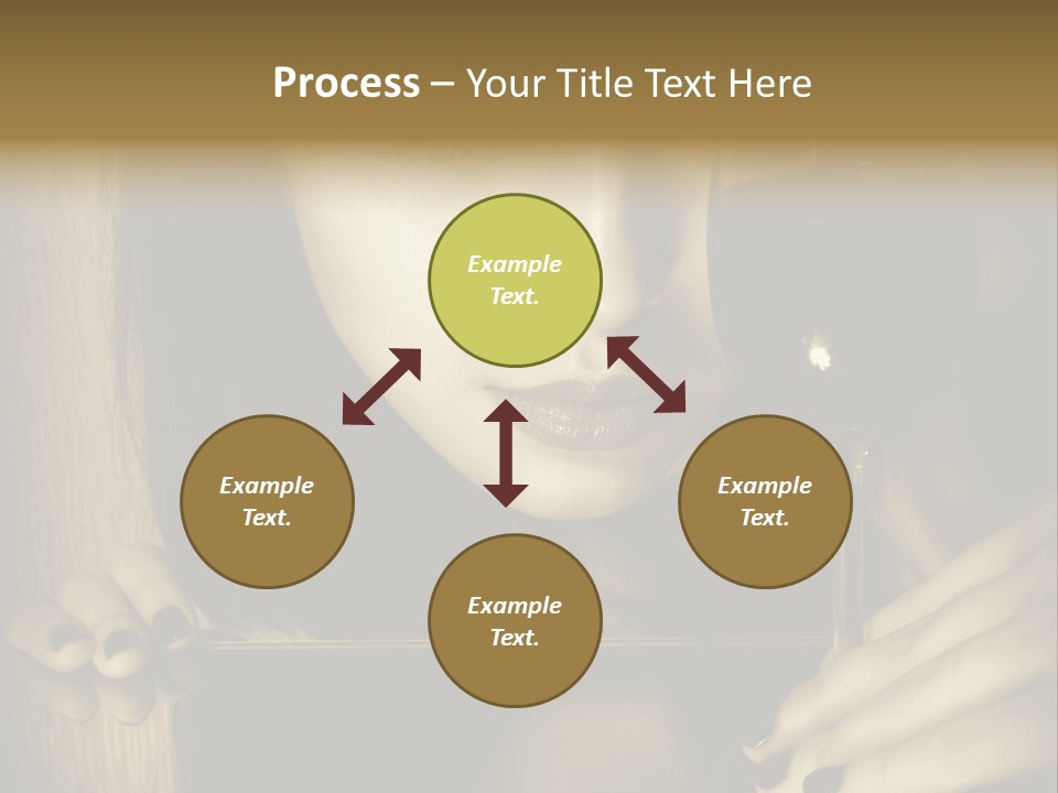 Studio Makeup Portrait PowerPoint Template