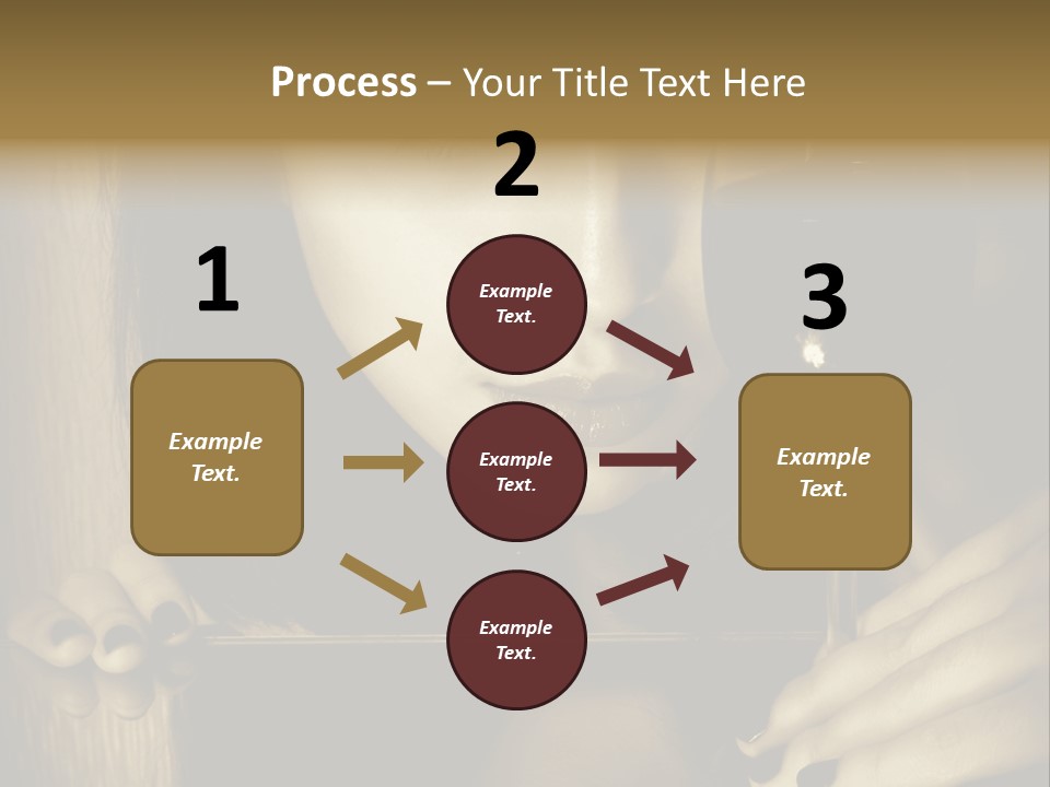 Studio Makeup Portrait PowerPoint Template