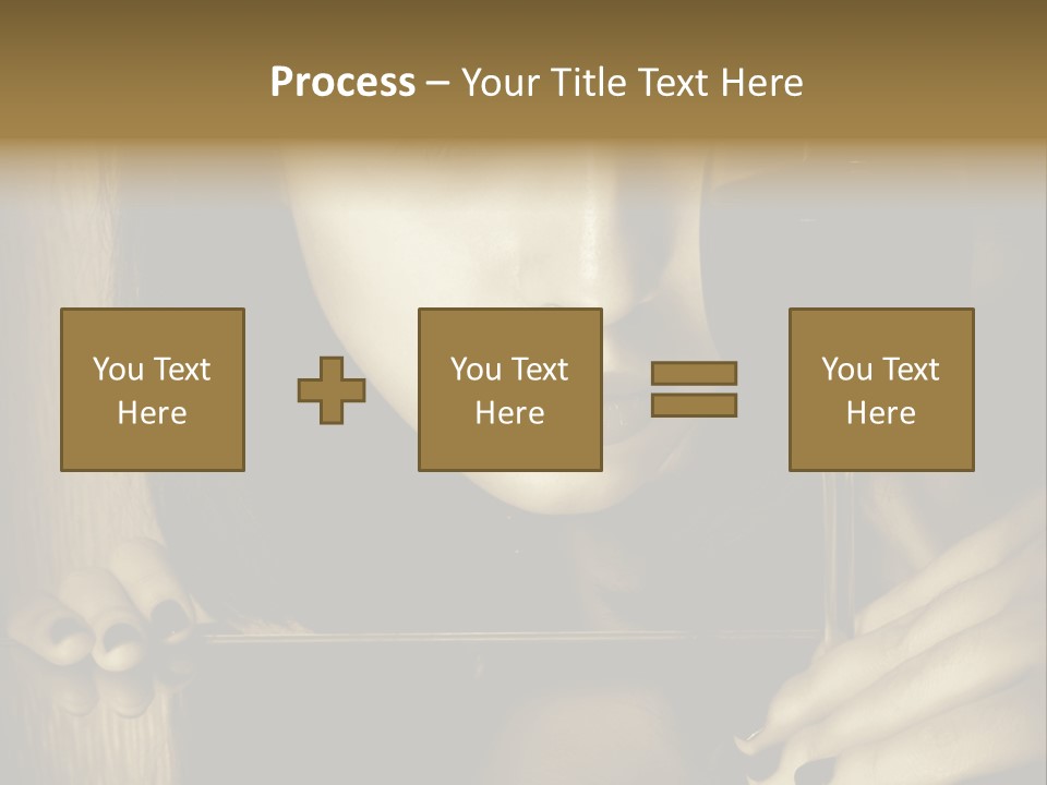 Studio Makeup Portrait PowerPoint Template