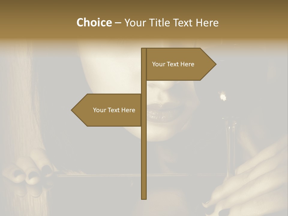 Studio Makeup Portrait PowerPoint Template