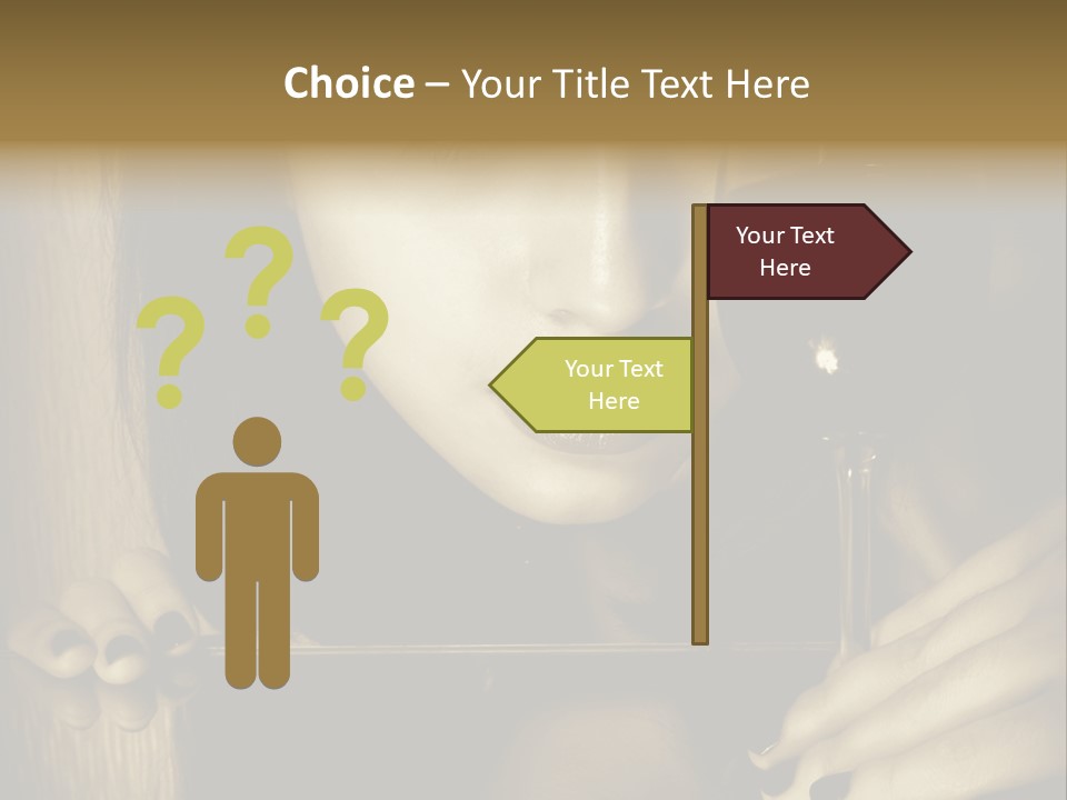 Studio Makeup Portrait PowerPoint Template