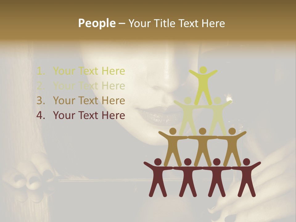 Studio Makeup Portrait PowerPoint Template