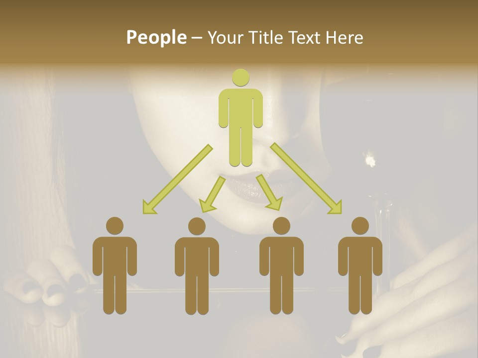 Studio Makeup Portrait PowerPoint Template