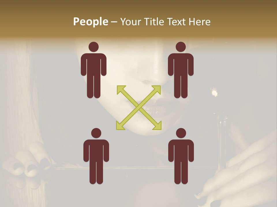 Studio Makeup Portrait PowerPoint Template