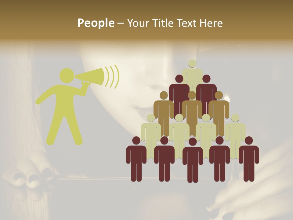 Studio Makeup Portrait PowerPoint Template