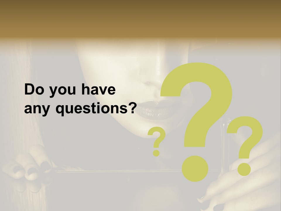 Studio Makeup Portrait PowerPoint Template