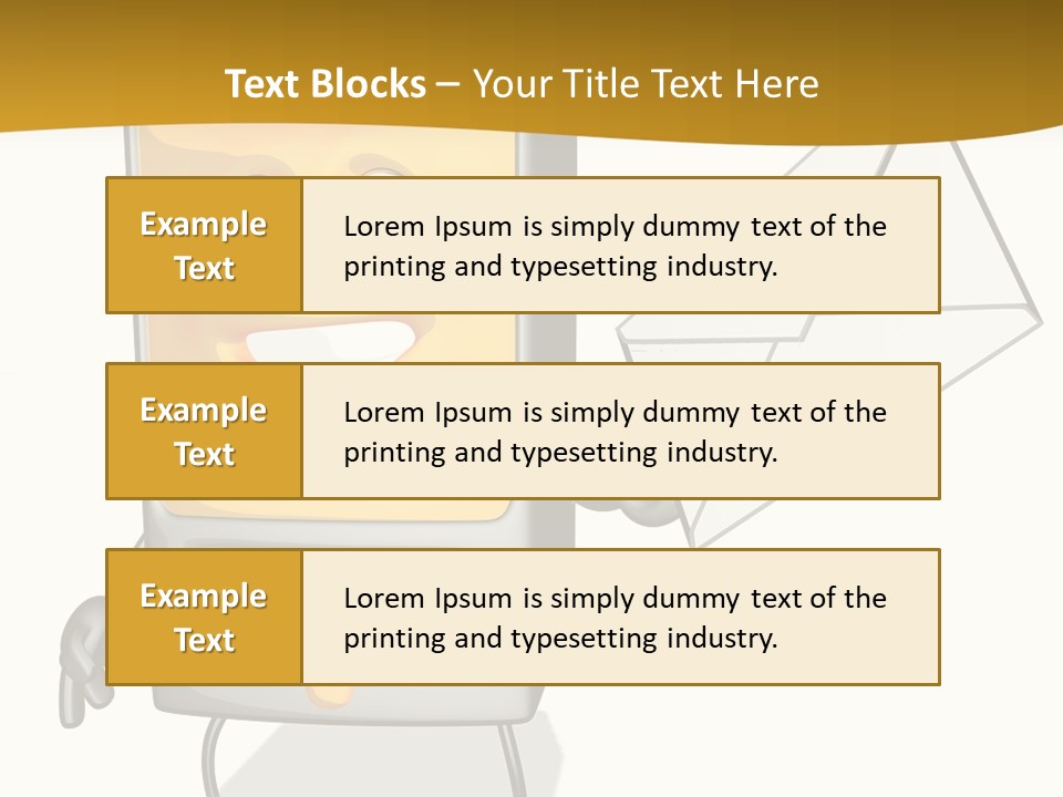 Miditower Desktop Business PowerPoint Template