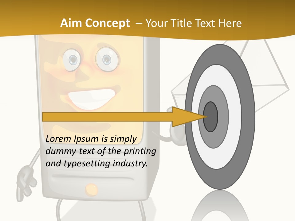 Miditower Desktop Business PowerPoint Template