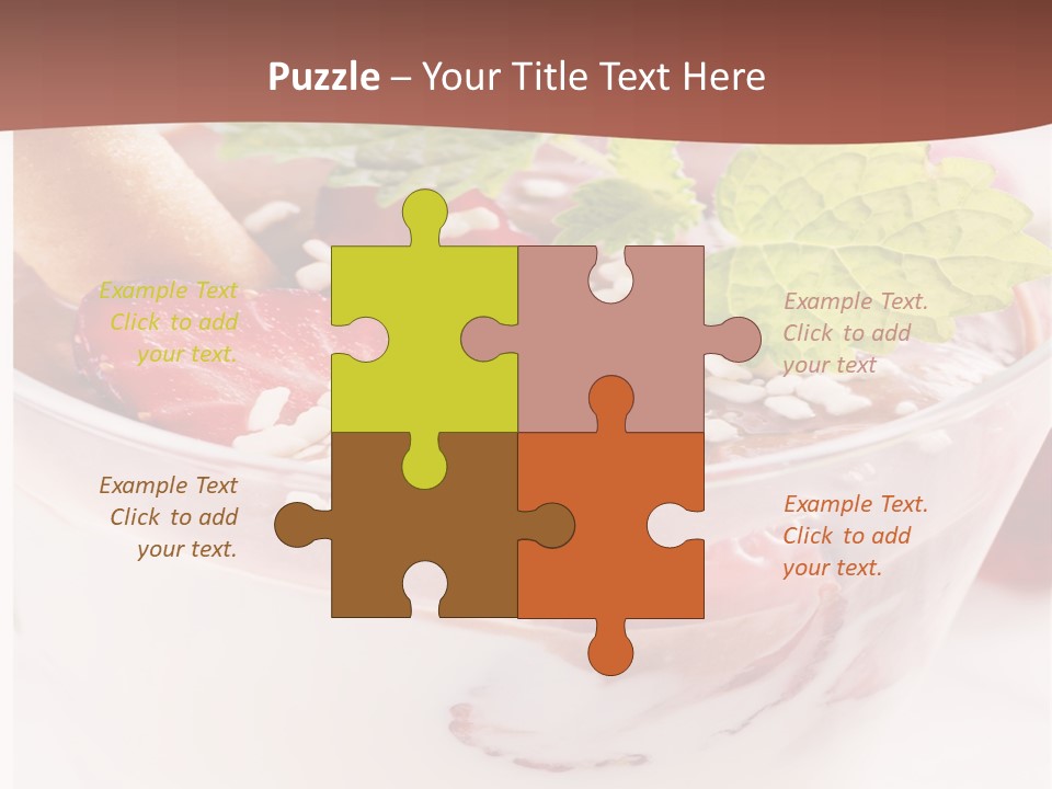 White Sheep Ladyfingers PowerPoint Template