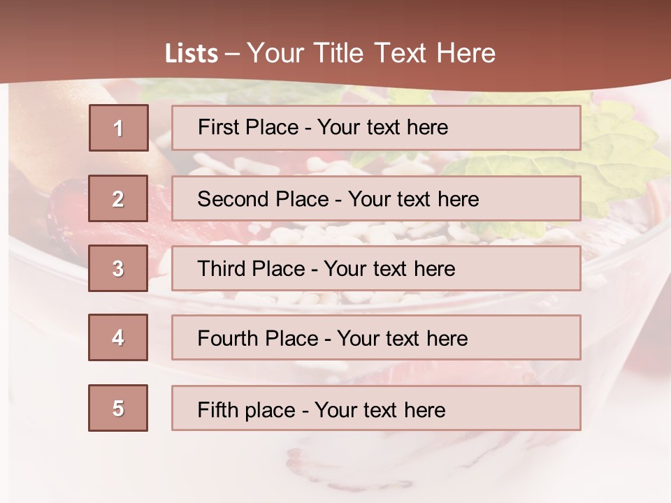 White Sheep Ladyfingers PowerPoint Template