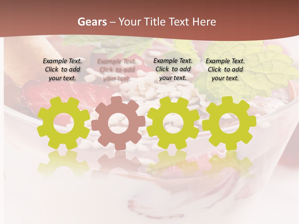 White Sheep Ladyfingers PowerPoint Template