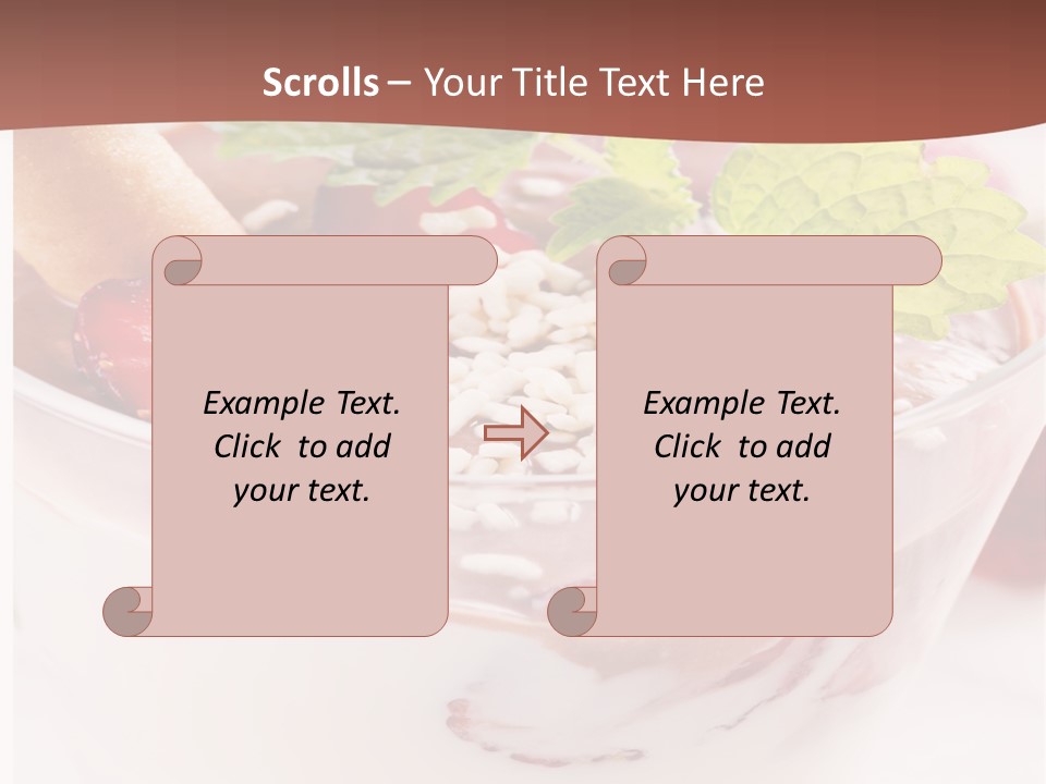 White Sheep Ladyfingers PowerPoint Template