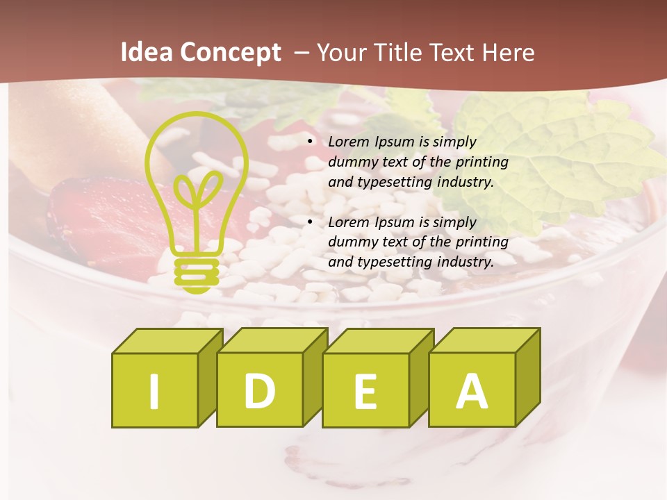 White Sheep Ladyfingers PowerPoint Template