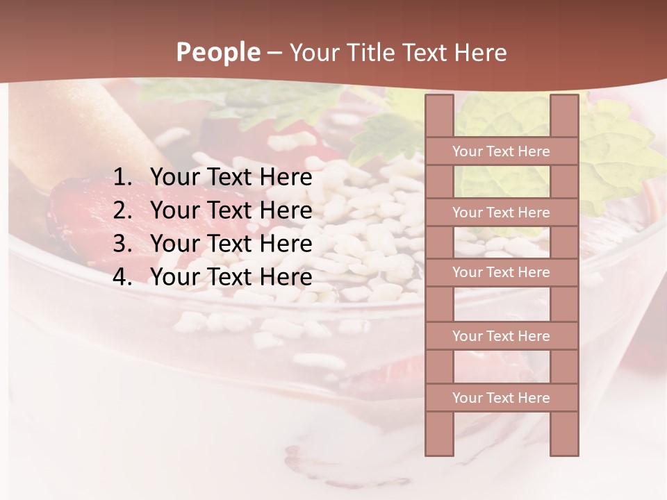 White Sheep Ladyfingers PowerPoint Template