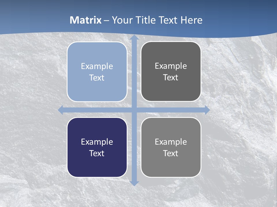 Rock Mesozoic Fractal PowerPoint Template