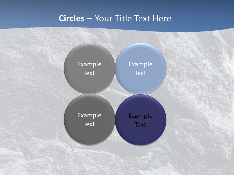 Rock Mesozoic Fractal PowerPoint Template