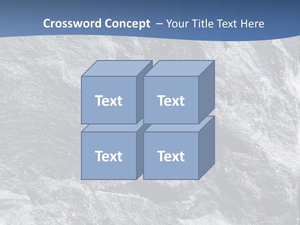 Rock Mesozoic Fractal PowerPoint Template