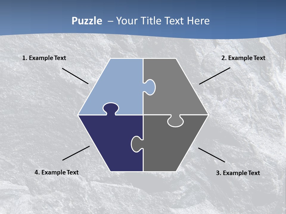 Rock Mesozoic Fractal PowerPoint Template