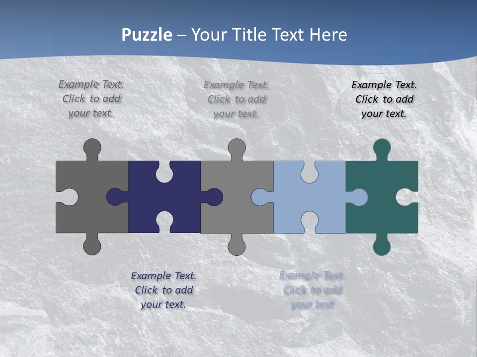 Rock Mesozoic Fractal PowerPoint Template