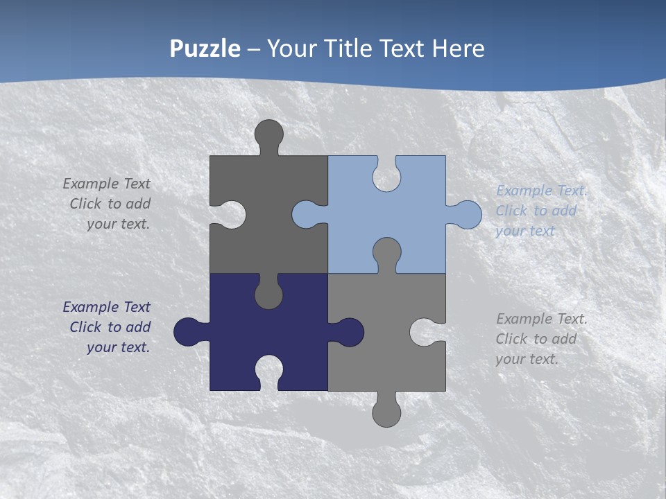 Rock Mesozoic Fractal PowerPoint Template