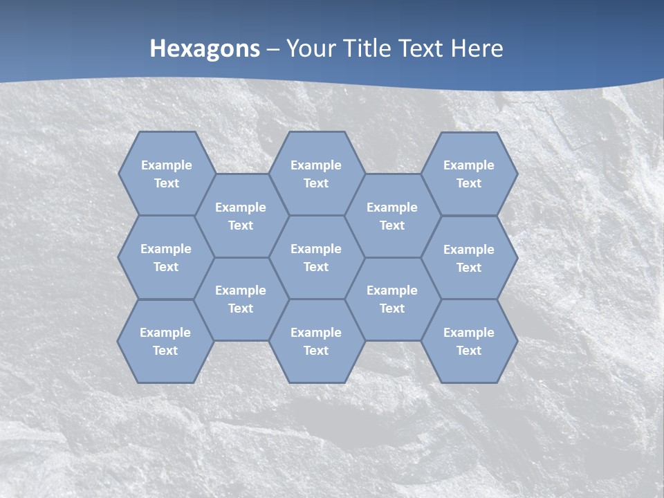 Rock Mesozoic Fractal PowerPoint Template