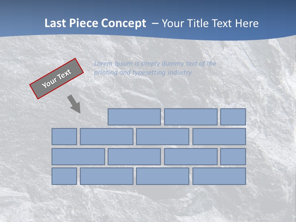 Rock Mesozoic Fractal PowerPoint Template