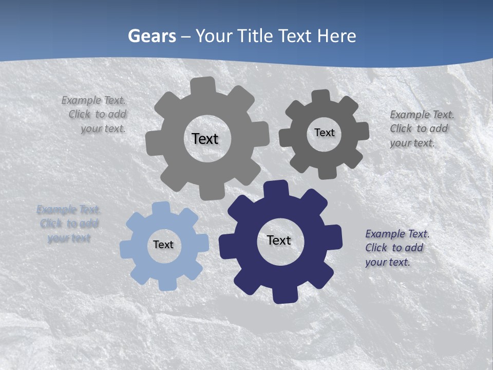 Rock Mesozoic Fractal PowerPoint Template