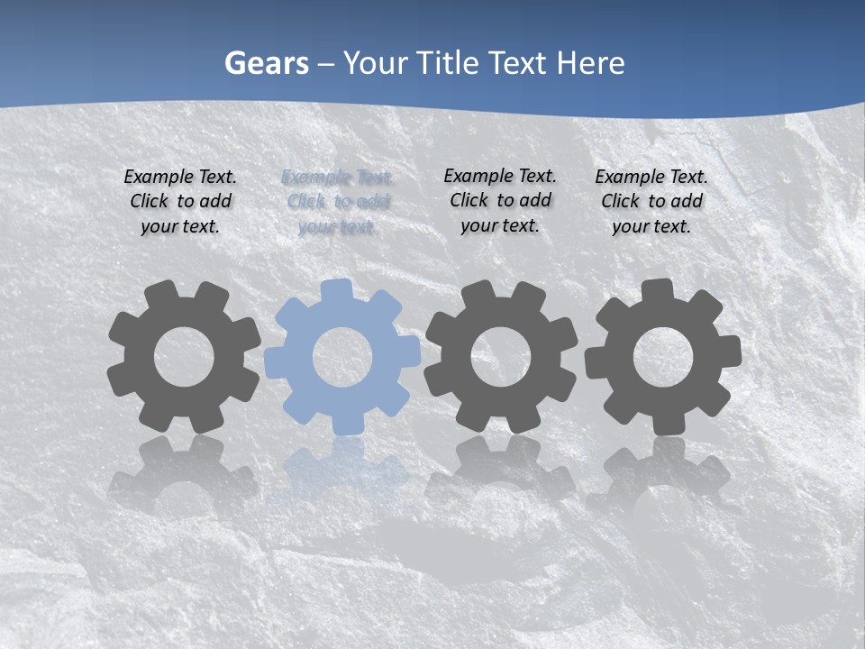 Rock Mesozoic Fractal PowerPoint Template