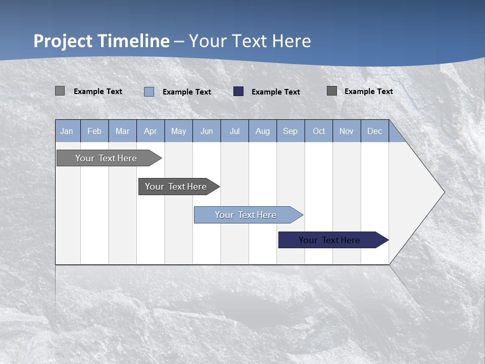 Rock Mesozoic Fractal PowerPoint Template