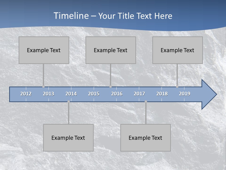 Rock Mesozoic Fractal PowerPoint Template
