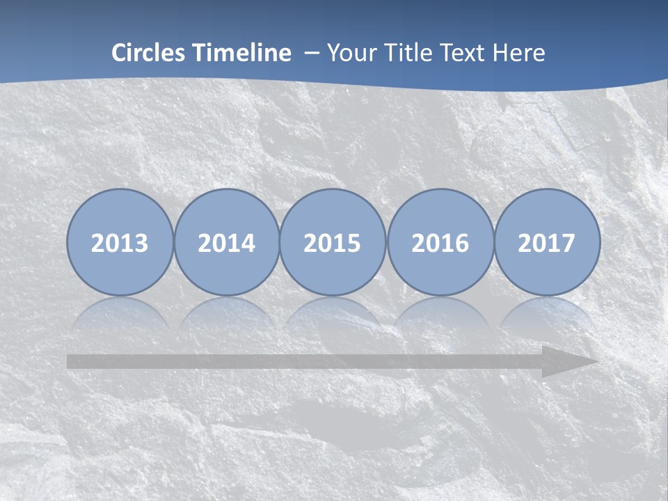 Rock Mesozoic Fractal PowerPoint Template