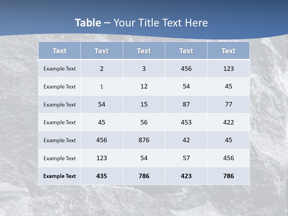 Rock Mesozoic Fractal PowerPoint Template