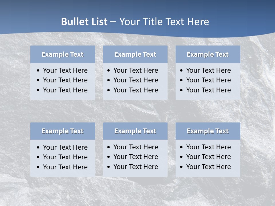 Rock Mesozoic Fractal PowerPoint Template