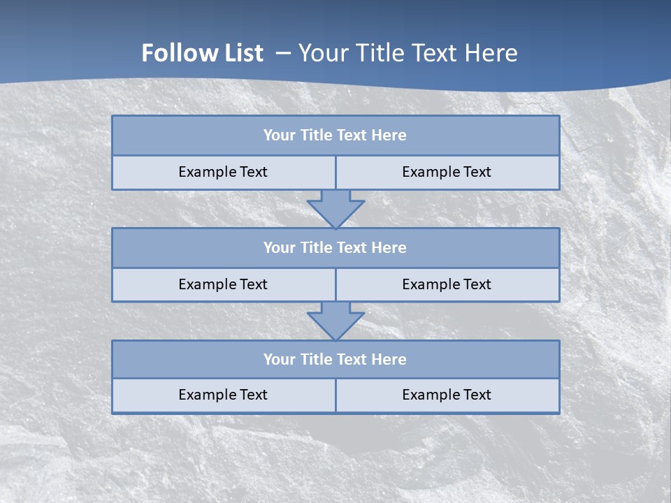 Rock Mesozoic Fractal PowerPoint Template