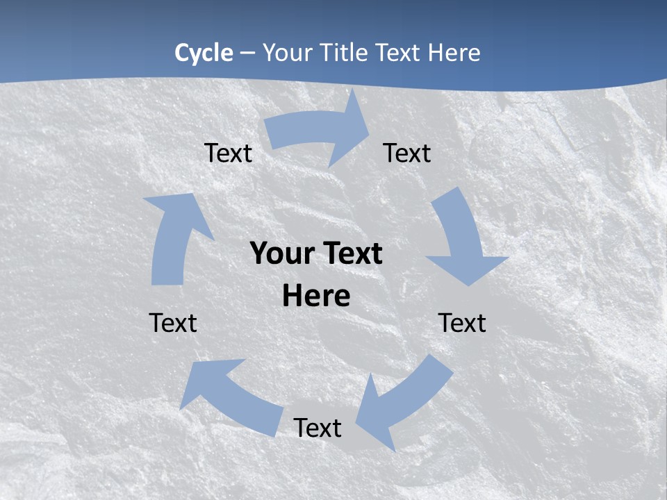 Rock Mesozoic Fractal PowerPoint Template