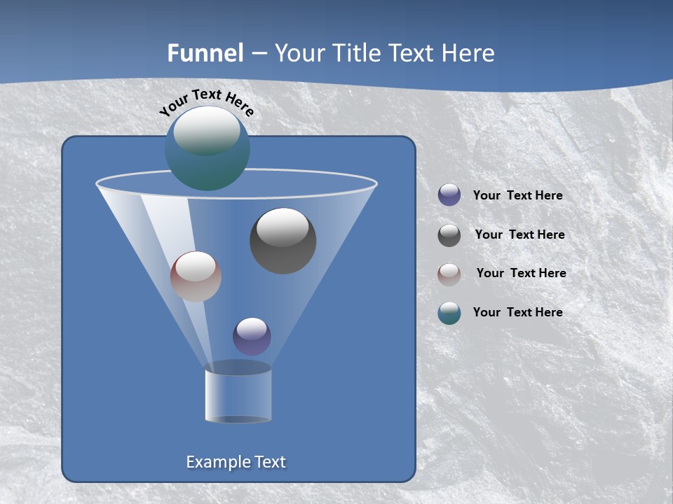 Rock Mesozoic Fractal PowerPoint Template