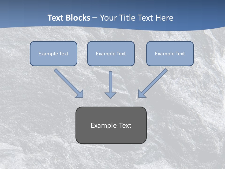 Rock Mesozoic Fractal PowerPoint Template