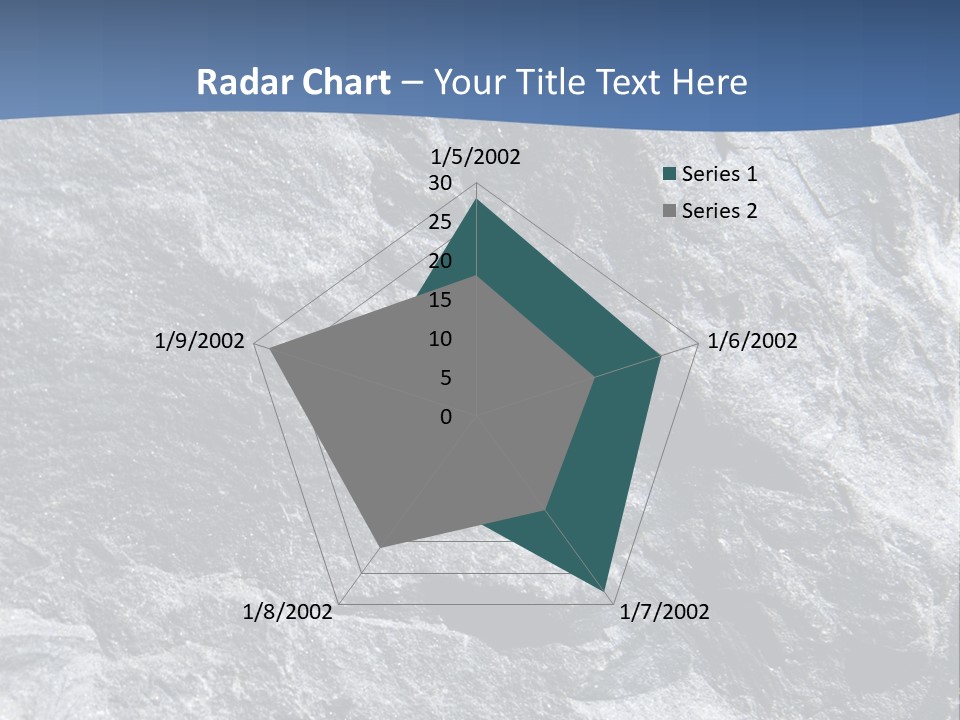 Rock Mesozoic Fractal PowerPoint Template