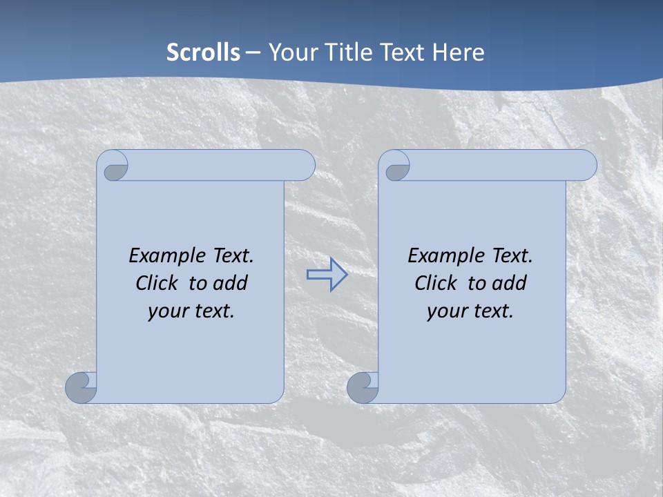 Rock Mesozoic Fractal PowerPoint Template