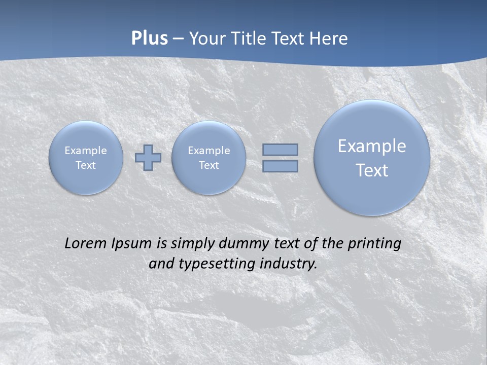 Rock Mesozoic Fractal PowerPoint Template