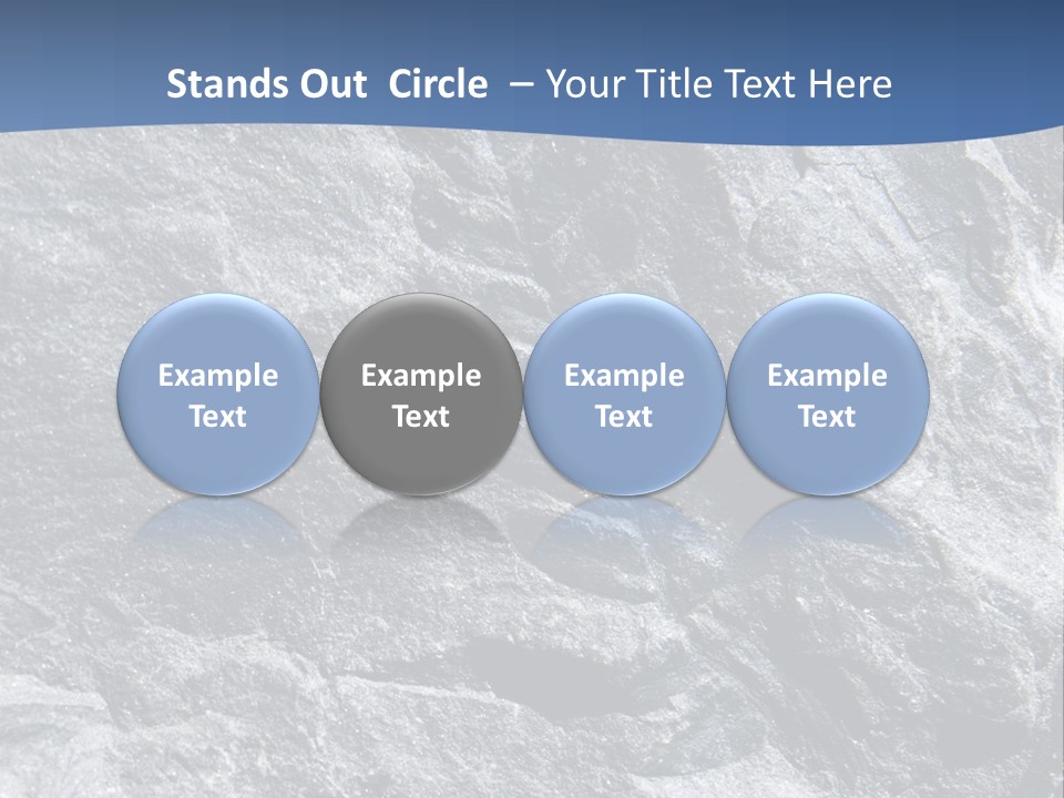 Rock Mesozoic Fractal PowerPoint Template