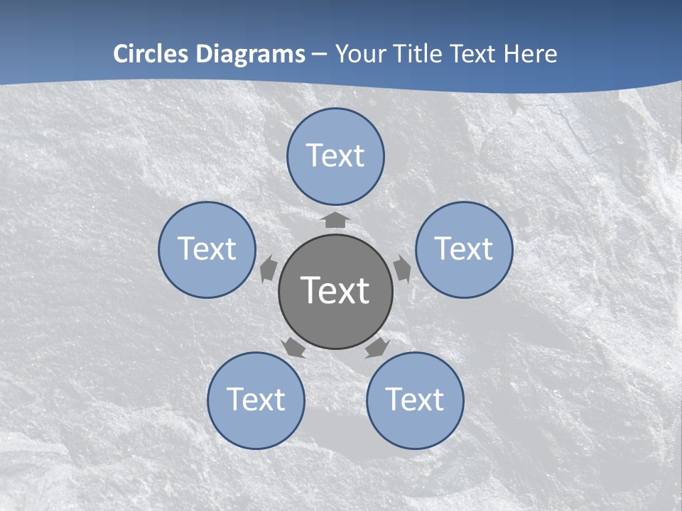 Rock Mesozoic Fractal PowerPoint Template