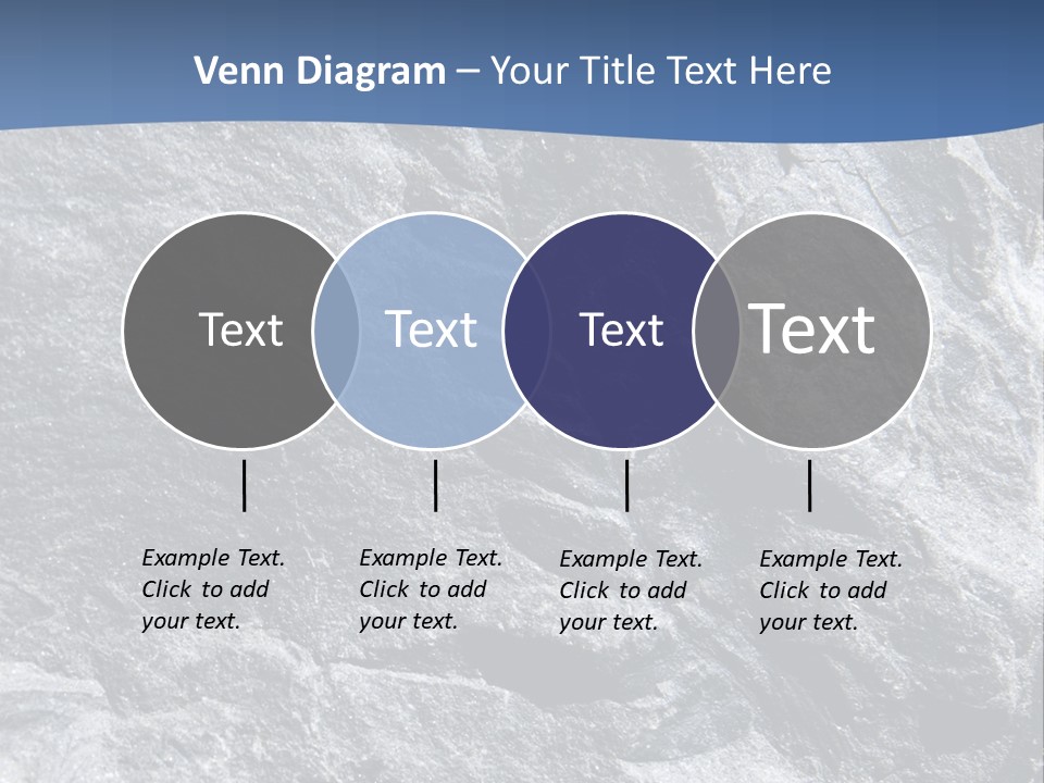 Rock Mesozoic Fractal PowerPoint Template