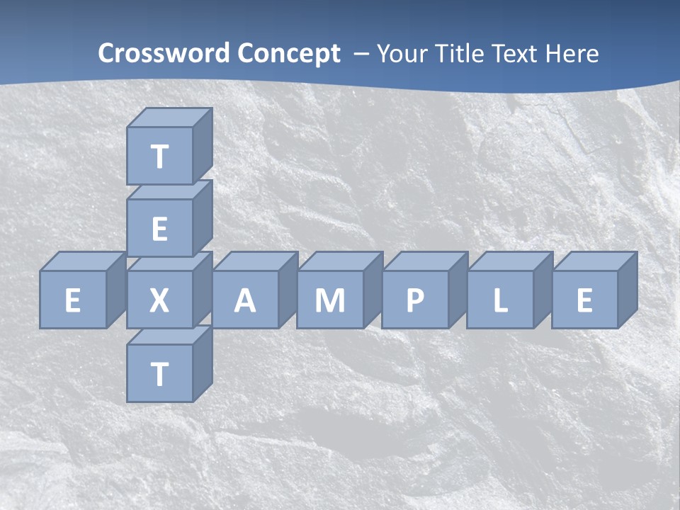 Rock Mesozoic Fractal PowerPoint Template
